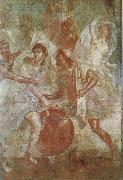 unknow artist Wall painting from the House of the Dioscuri at Pompeii oil painting on canvas
